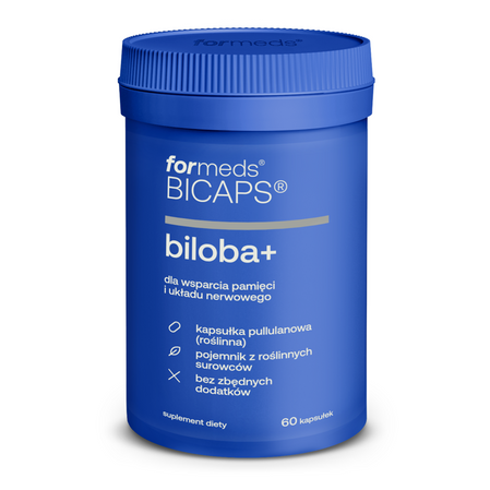 Formeds Bicaps Biloba + na wsparcie układu nerwowego 60 kaps.
