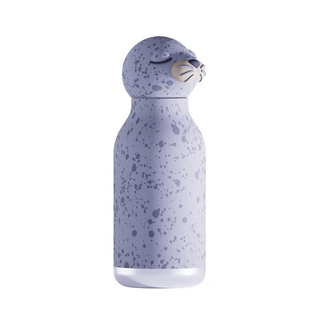 Asobu - Bestie Foka - Butelka termiczna ze słomką 460 ml