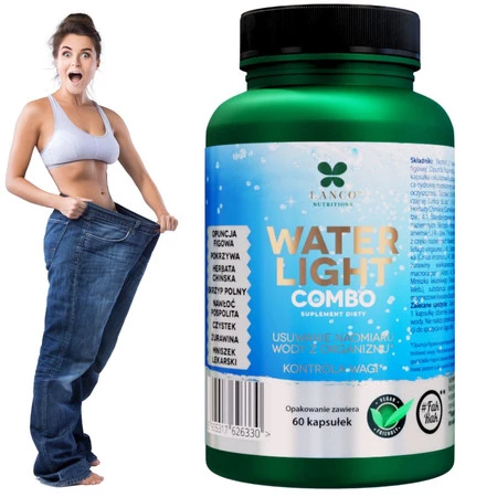 Lanco Nutritions WATER LIGHT COMBO wspiera usuwanie nadmiaru wody z organizmu 60 kaps.