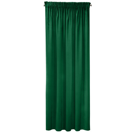ZASŁONA GOTOWA SIBEL NA TAŚMIE 140 X 270 CM CIEMNOZIELONY