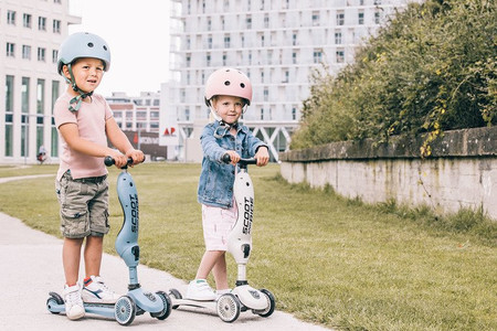SCOOTANDRIDE Highwaykick 1 2w1 Jeździk i hulajnoga 1-5 lat Ash