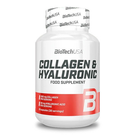 BioTech USA Collagen & Hyaluronic 30 kaps.
