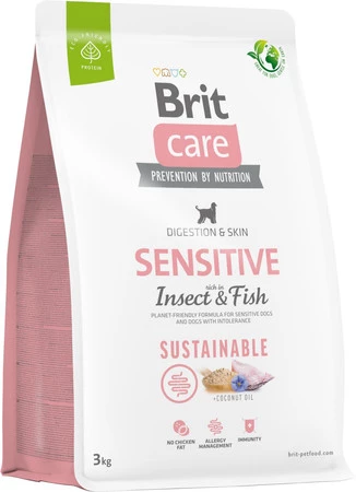 BRIT Care Dog Sustainable Sensitive Insect Fish 3kg