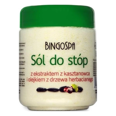 Bingospa − Sól do stóp z kasztanowcem − 550 g