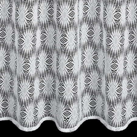 FIRANA GOTOWA ROZI 140 X 250 CM BIAŁY