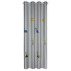 ZASŁONA GOTOWA DINO 140 X 250 CM SREBRNY