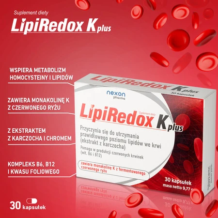 Nexon Lipiredox K Plus 30 kaps.