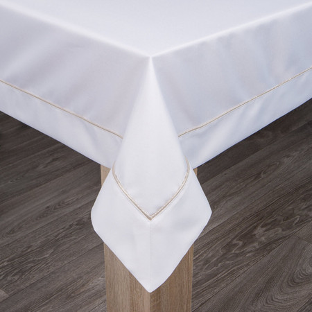 OBRUS MADELE 145 X 260 CM BIAŁY