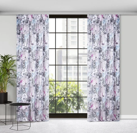 ZASŁONA GOTOWA HONEY NA TAŚMIE 140 X 270 CM RÓŻOWY