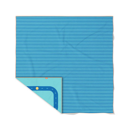 QUUT Dwustronny ręcznik plażowy PlayTowels XL (180 x 180cm) Road