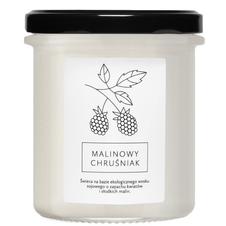 Hagi − Malinowy chruśniak, świeca sojowa − 230 g