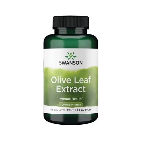 Swanson Olive Leaf- Liść Olwiny 500 Mg 60 K