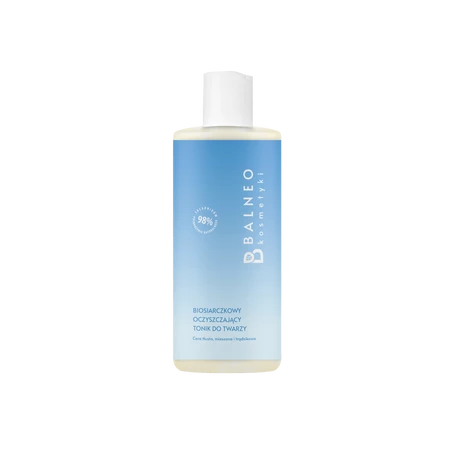 Balneokosmetyki - Biosiarczkowy oczyszczający tonik do twarzy na niedoskonałości i trądzik 300ml