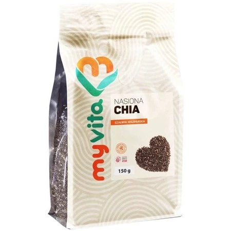 Myvita Nasiona Chia 150 G Obniżają Ciśnienie