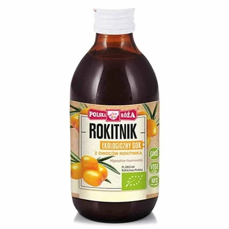 Ekologiczny Rokitnik sok 100% 250ml POLSKA RÓŻA