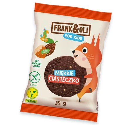 Ciasteczko KIDS z kakao i orzechem laskowym 35 g