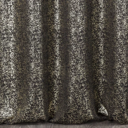 ZASŁONA GOTOWA EBRU NA TAŚMIE 135 X 270 CM CZARNY