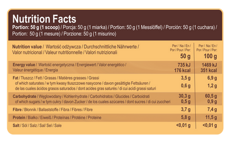 7Nutrition Instant OATS 1kg smak Chocolate with Nuts