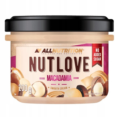 Allnutrition Nutlove Macadamia smooth cream krem 200g smak orzechy macadamia - Nabea.pl