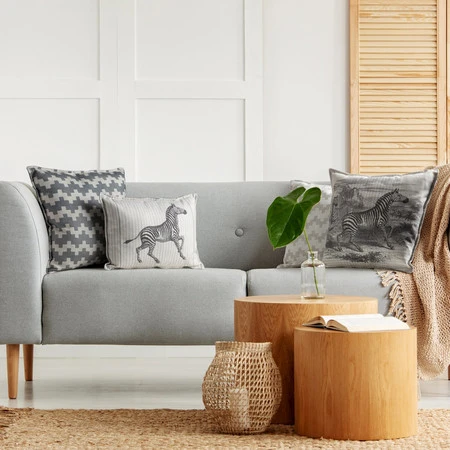 POSZEWKA GEO 45 X 45 CM STALOWY