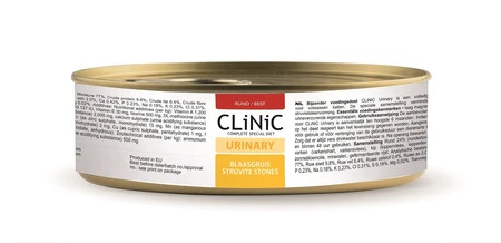 CLiNiC Cat Urinary Beef - mokra karma weterynaryjna na struwity dla kotów (100g)