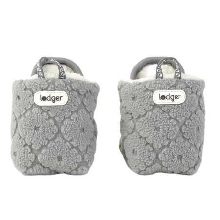 Lodger Polarowe buciki kapcie szare Fleece Drizzle 3-6 m