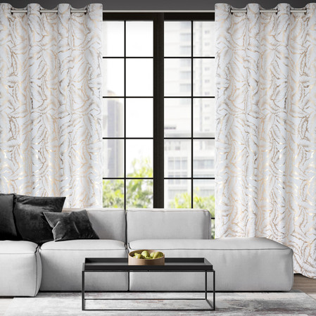 ZASŁONA GOTOWA MILENA 140 X 250 CM BIAŁY