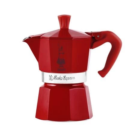 Bialetti Moka Express Winter Wonderland zaparzacz 3tz Czerwona