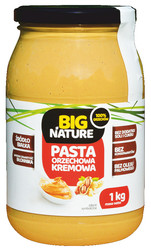 Big Nature Pasta orzechowa 100% kremowa 1kg
