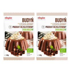 Zestaw: 2x Amylon − Budyń czekoladowy bezgl. − 40 g