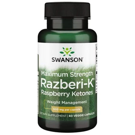 Maximum Strength Razberi-K - Raspberry Ketones 500 mg (60 kaps.)