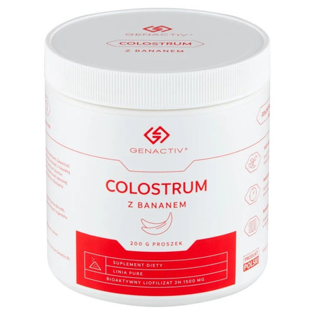 GENACTIV Colostrum z bananem proszek 200g