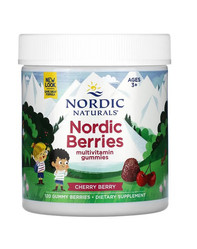 Nordic Naturals Nordic Berries Cherry Berry smak wiśnia 120 żelków
