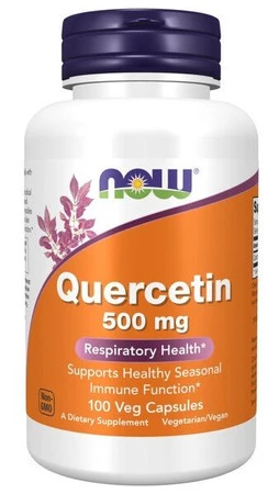 NOW Foods Quercetin 500 mg Kwercetyna 100 kaps. vege