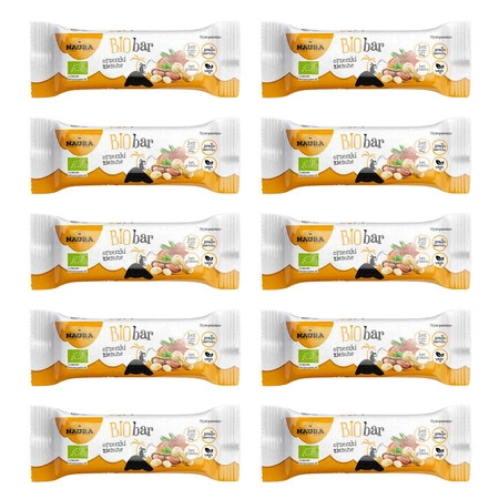 Zestaw 10x Baton Orzeszki ziemne BIO 35 g