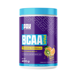 6PAK BCAA PAK Aminokwasy 400 g smak pomarańcza - kiwi