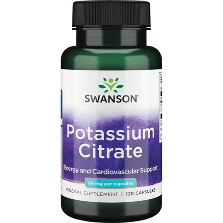 Swanson Cytrynian Potasu 99 Mg 120 K