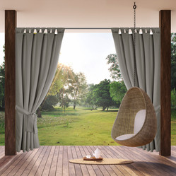 Zasłona gotowa Garden2 na Szelkach 155 x 240 cm, Srebrny