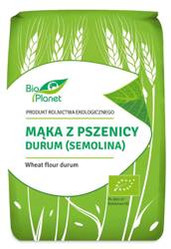 BIO PLANET MĄKA Z PSZENICY DURUM BIO 1kg
