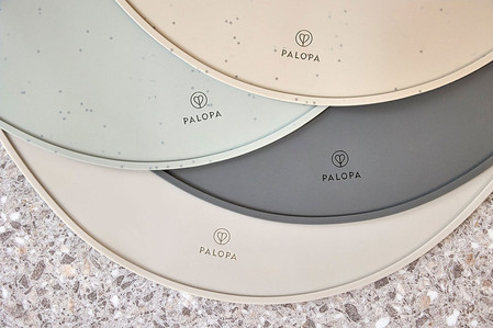 PALOPA Mata pod miskę dla psa Loua anthracite