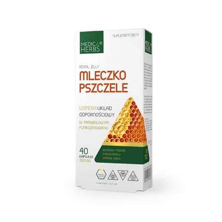 Medica Herbs Mleczko Pszczele 40 kaps Royal Jelly