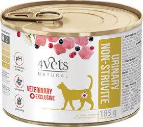 4VETS Natural URINARY NON STRUVITE dla kota 185g