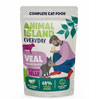 Animal Island Mokra karma dla kota Szarpane Fileciki W Galarecie Z Rosołu Cielęcina 12 x 85g