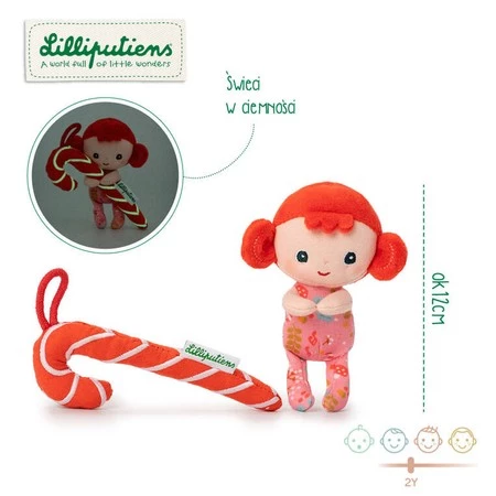 LILLIPUTIENS Przytulanka świąteczny elf Holy 2 lata+