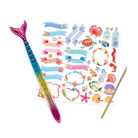 Janod Zestaw kreatywny Sekretny notes Magic Ocean 7+