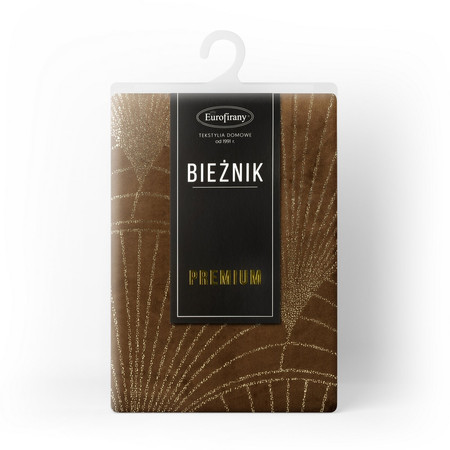 OBRUS BLINK 14 35 X 140 CM BRĄZOWY