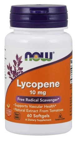 Now -Lycopene - 10 mg -60 kaps