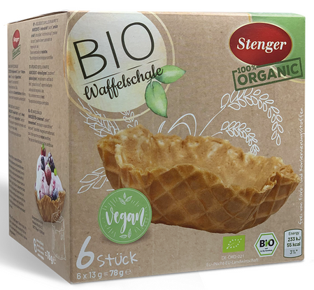 STENGER MISECZKI WAFLOWE DO LODÓW BIO (6 x 13 g) 78 g