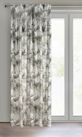 ZASŁONA GOTOWA SANDY NA TAŚMIE 140 X 300 CM STALOWY