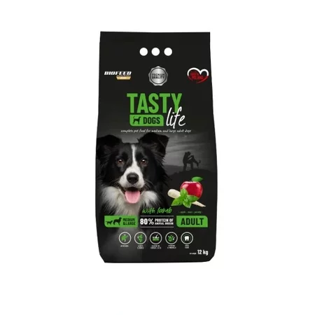 Tasty Dogs Life Karma dla psa z jagnięciną 12 kg, średnie i duże rasy